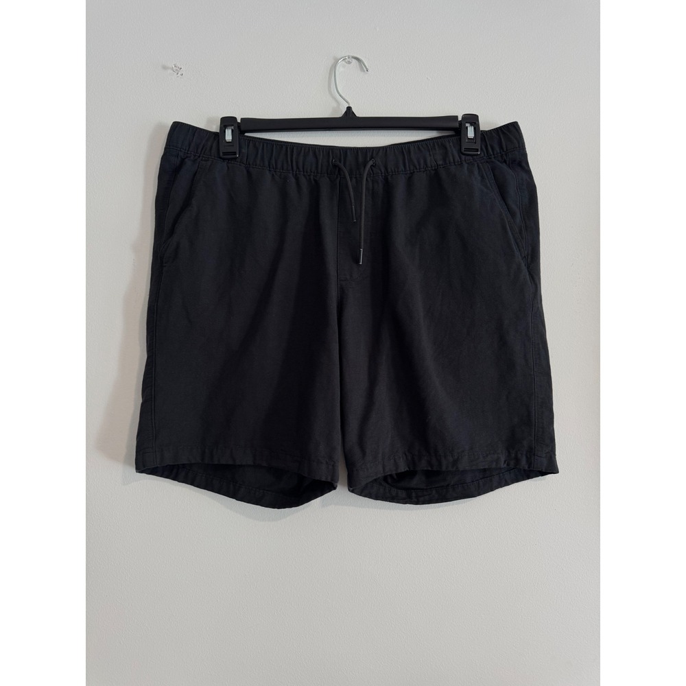 Abercrombie & Fitch Pull-On Drawstring Shorts Mens XL Black Elastic Waist